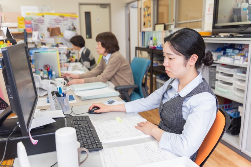 オフィスでの様子